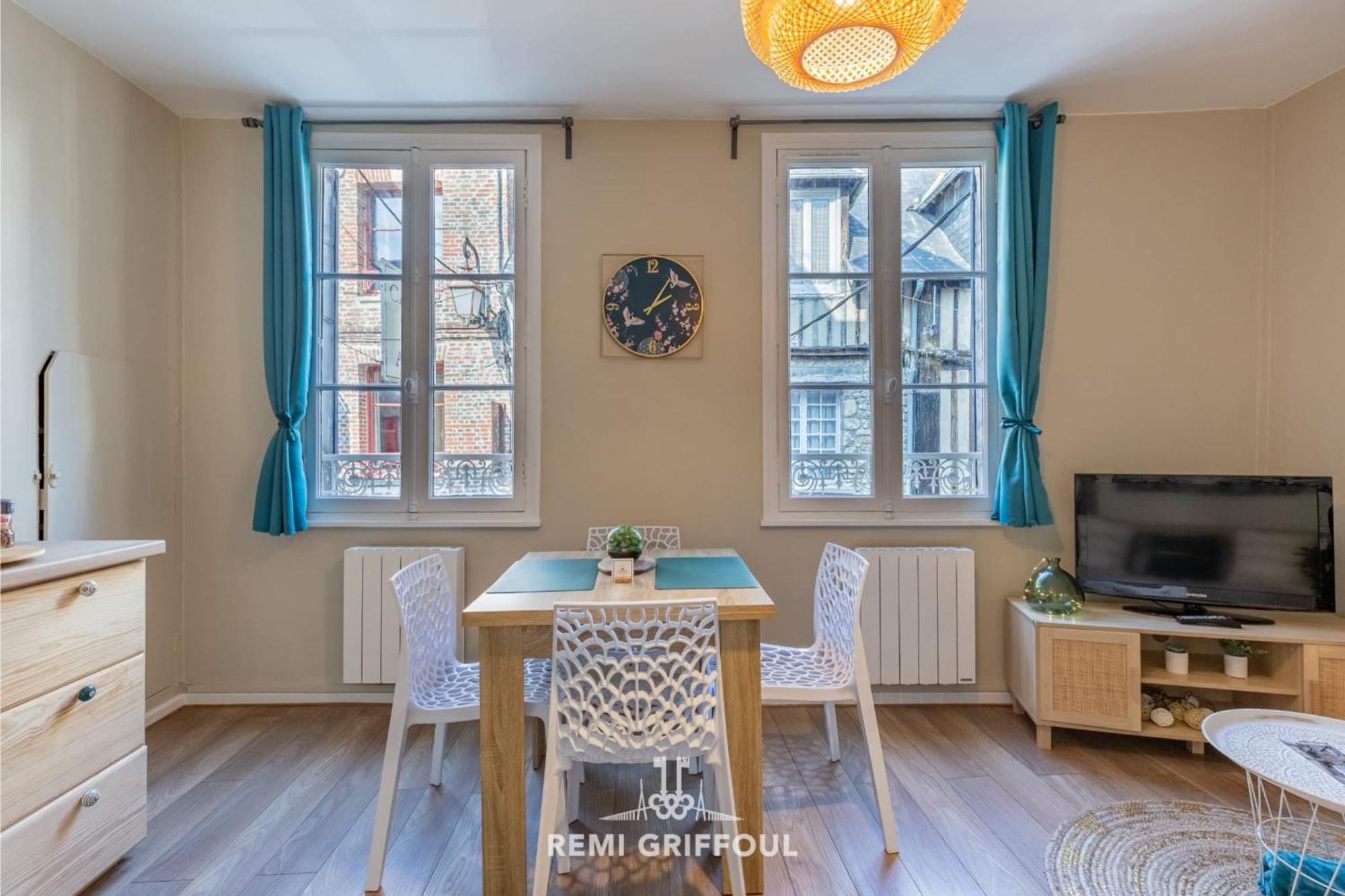 Emeraude Cozy Nest 3 Heart Of Historic District 2 Guests Honfleur Exteriér fotografie
